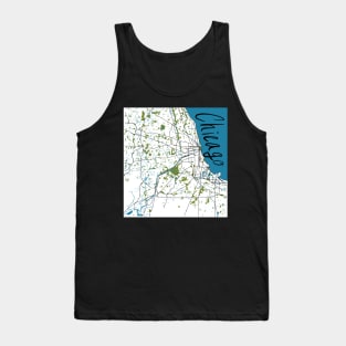 Chicago Map Tank Top